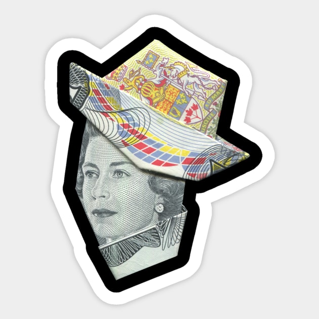 Young Elizabeth wearing Colorful Hat Sticker by yosuke